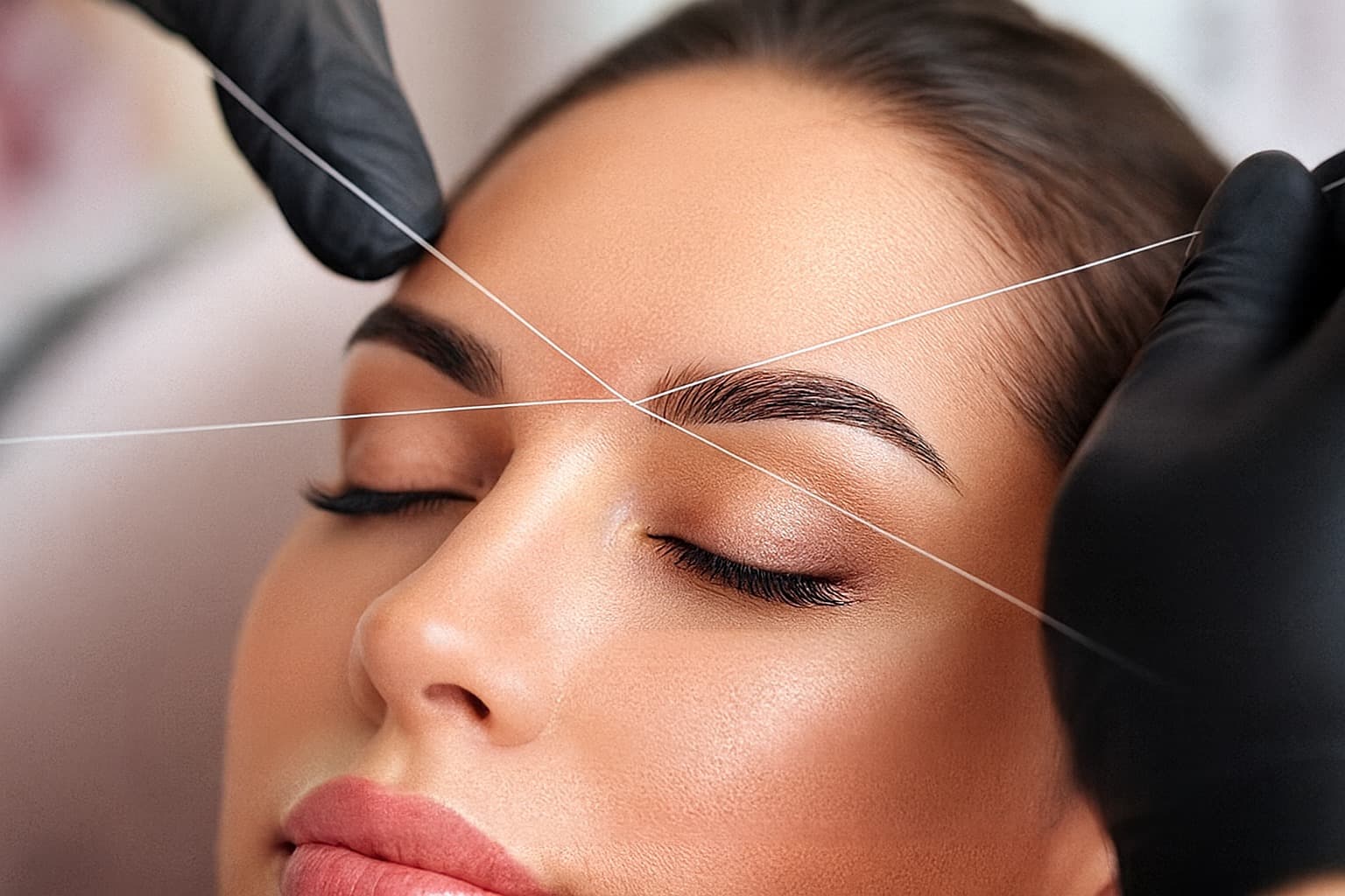 Depilación con hilo